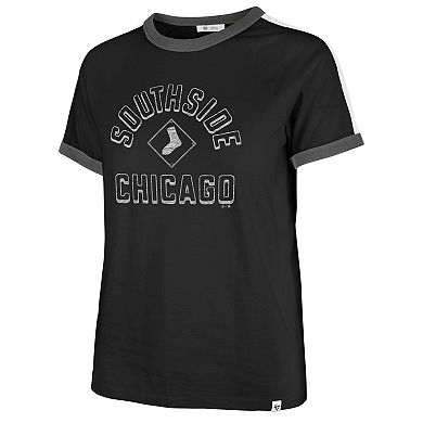 Women's '47  Black Chicago White Sox City Connect Sweet Heat Peyton T-Shirt