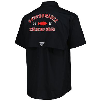 Men's Columbia Black Georgia Bulldogs Bonehead Button-Up Shirt