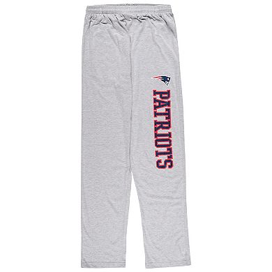 Men's Concepts Sport Navy/Heather Gray New England Patriots Big & Tall T-Shirt & Pajama Pants Sleep Set
