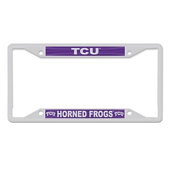 WinCraft TCU Horned Frogs Chrome Color License Plate Frame