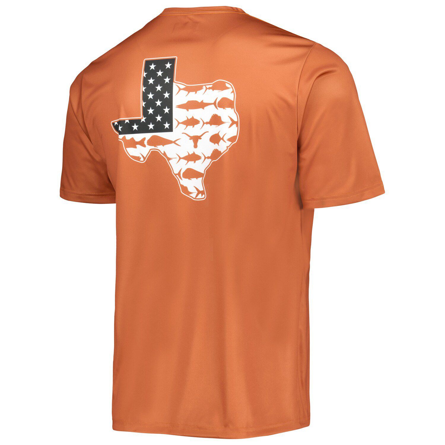 Chemise Columbia PFG Texas Longhorns Homme - XL - Orange - Poches - Occasion