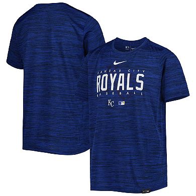 Youth Nike Royal Kansas City Royals Authentic Collection Velocity ...