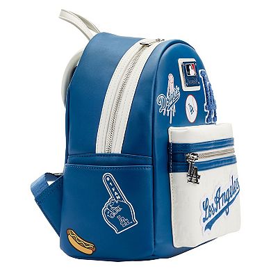 Loungefly Los Angeles Dodgers Patches Mini Backpack
