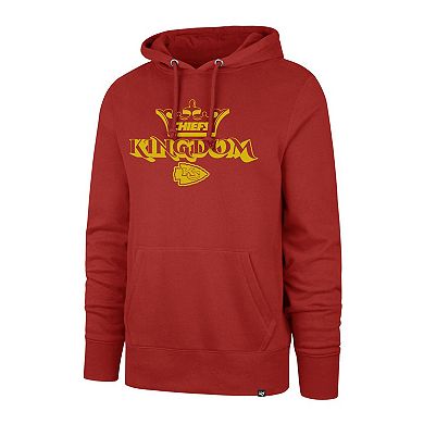 Men's '47 Red Kansas City Chiefs Regional Headline Pullover Hoodie