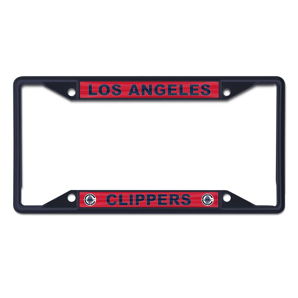WinCraft LA Clippers Chrome Color License Plate Frame
