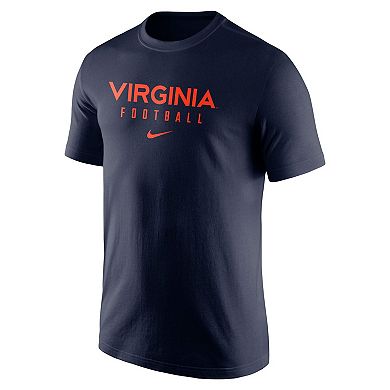 Men's Nike  Navy Virginia Cavaliers Team Issue Performance T-Shirt