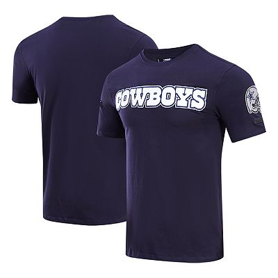 Men s Pro Standard Navy Dallas Cowboys Classic Chenille T Shirt