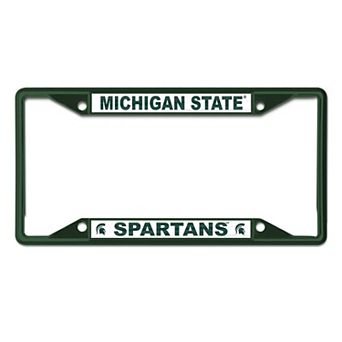 WinCraft Michigan State Spartans Chrome Color License Plate Frame