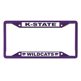 WinCraft Kansas State Wildcats Chrome Color License Plate Frame