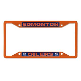 WinCraft Edmonton Oilers Chrome Color License Plate Frame