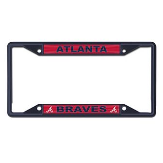WinCraft Atlanta Braves Chrome Color License Plate Frame