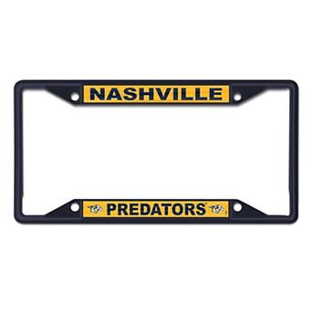 WinCraft Nashville Predators Chrome Colored License Plate Frame