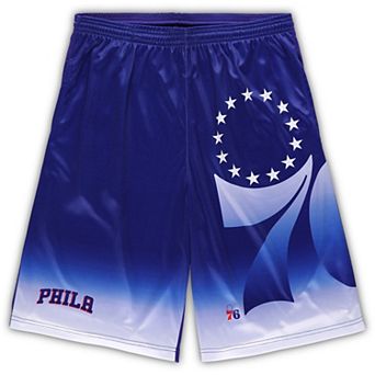 Men's Fanatics Branded Royal Philadelphia 76ers Big & Tall Graphic Shorts