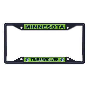 WinCraft Minnesota Timberwolves Chrome Color License Plate Frame