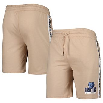 Men's Concepts Sport Tan Memphis Grizzlies Team Stripe Shorts