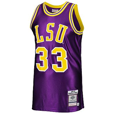Men's Mitchell & Ness Shaquille O'Neal Purple LSU Tigers Authentic Jersey