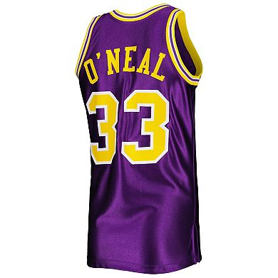 Men's Mitchell & Ness Shaquille O'Neal Purple LSU Tigers Authentic Jersey