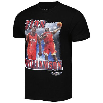 Unisex Stadium Essentials Zion Williamson Black New Orleans Pelicans City Edition Double Double Player T-Shirt