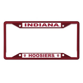 WinCraft Indiana Hoosiers Chrome Color License Plate Frame