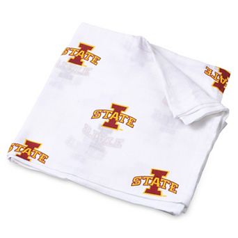 Infant White Iowa State Cyclones 47'' x 47'' Muslin Swaddle Blanket