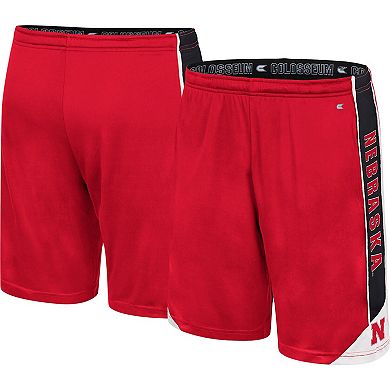 Men's Colosseum Scarlet Nebraska Huskers Haller Shorts