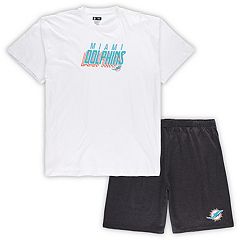 Women's Concepts Sport White/Cream Miami Dolphins Montana Knit T-Shirt & Shorts Sleep Set