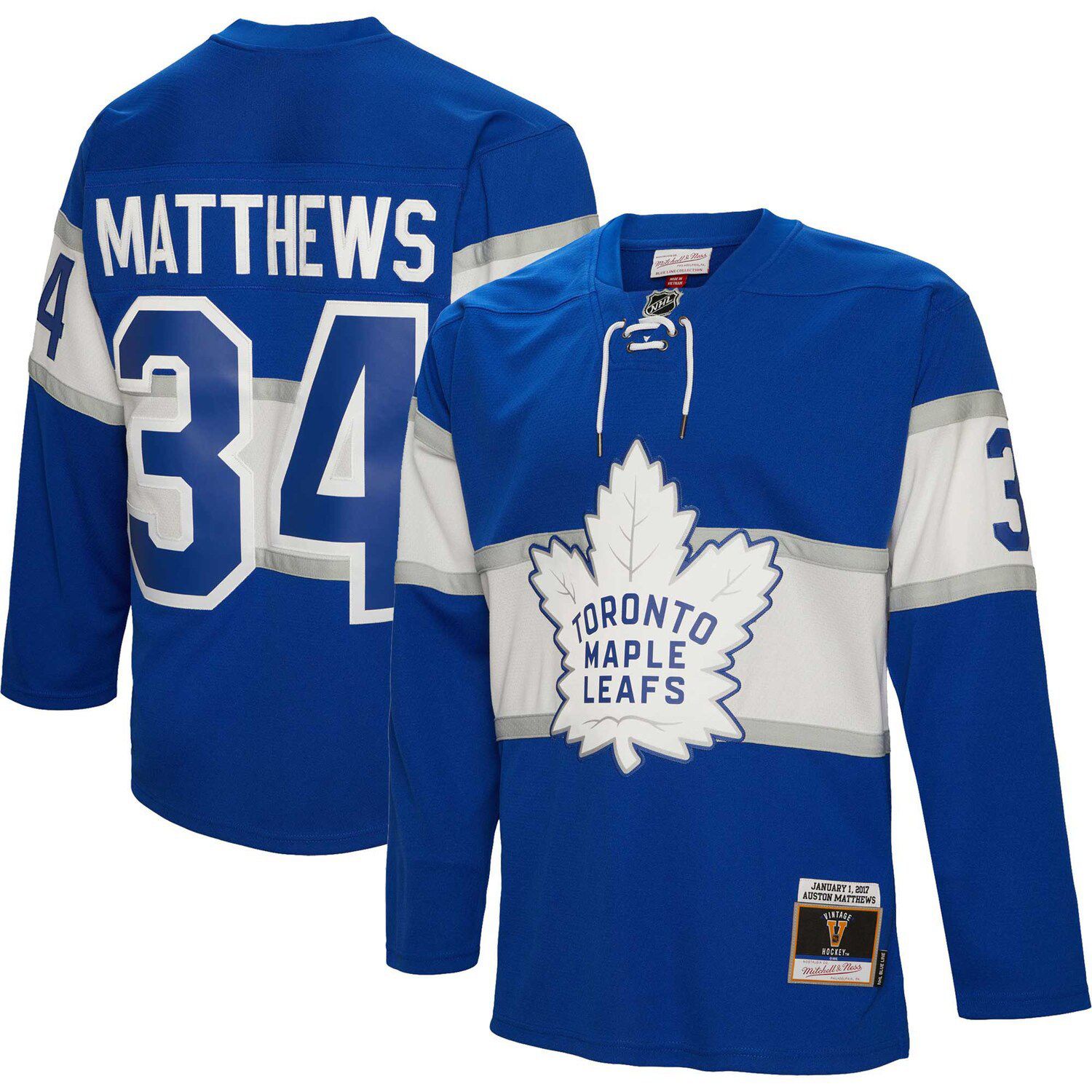 Outerstuff Toddler Auston Matthews Black Toronto Maple Leafs Alternate Replica Player Jersey
