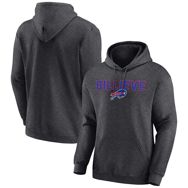 Buffalo Bills Charcoal Kick 2 Return Pullover Hoodie Sweatshirt