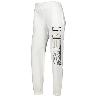 Women's Concepts Sport White Brooklyn Nets Sunray Pants