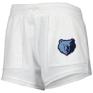 Women's Concepts Sport White Memphis Grizzlies Sunray Shorts