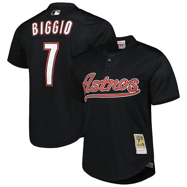 Men's Mitchell & Ness Craig Biggio Black Houston Astros