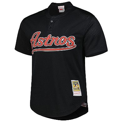 Men's Mitchell & Ness Craig Biggio Black Houston Astros Cooperstown Collection Mesh Batting Practice Jersey