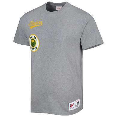 Men's Mitchell & Ness Gray Portland Timbers City Tee