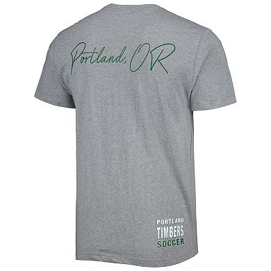 Men's Mitchell & Ness Gray Portland Timbers City Tee