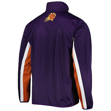 Men's G-III Sports by Carl Banks Purple Phoenix Suns Contender Wordmark Full-Zip Track Jacket