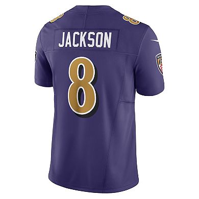Men's Nike Lamar Jackson Purple Baltimore Ravens Vapor F.U.S.E. Limited Alternate Jersey