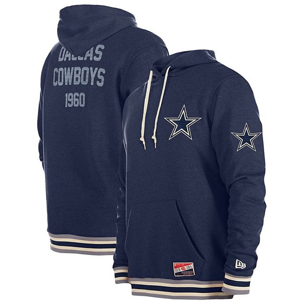 Men's New Era Navy Dallas Cowboys Big & Tall NFL Pullover Hoodie