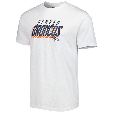 Men's Concepts Sport Navy/White Denver Broncos Downfield T-Shirt & Shorts Sleep Set