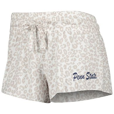 Women's Concepts Sport Cream Penn State Nittany Lions Montana Top & Shorts Sleep Set