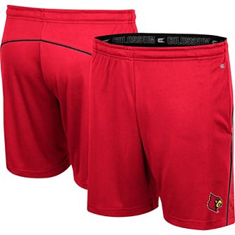 Men's Colosseum Red Louisville Cardinals Laws of Physics Shorts