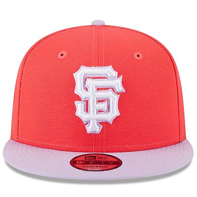 Men's New Era Red/Purple San Francisco Giants Spring Basic Two-Tone 9FIFTY Snapback Hat