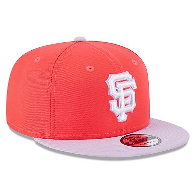 Men's New Era Red/Purple San Francisco Giants Spring Basic Two-Tone 9FIFTY Snapback Hat