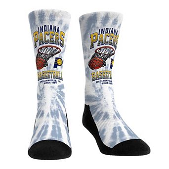 Unisex Rock Em Socks Indiana Pacers Vintage Hoop Crew Socks
