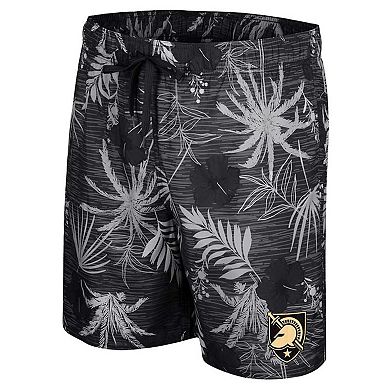 Men's Colosseum Black Army Black Knights What Else is New Swim Shorts