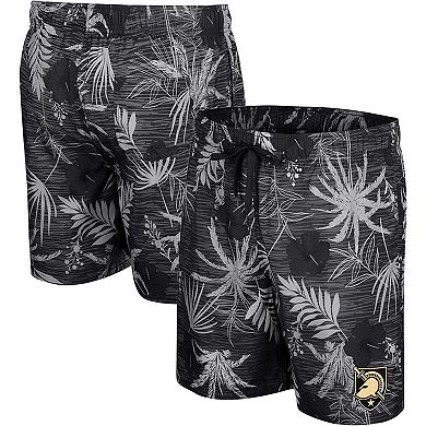 Men's Colosseum Black Army Black Knights What Else is New Swim Shorts