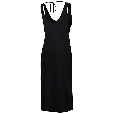 Women's G-III 4Her by Carl Banks Black Las Vegas Raiders Training V-Neck Maxi Dress