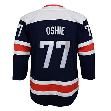 Youth TJ Oshie Navy Washington Capitals Alternate Premier Player Jersey
