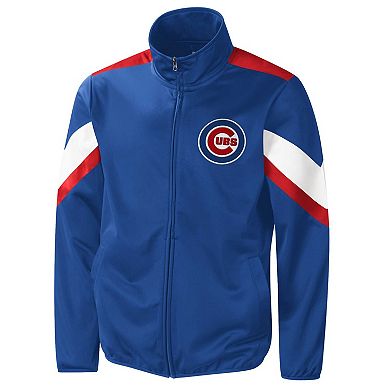 Men's G-III Sports by Carl Banks Royal Chicago Cubs Earned Run Full-Zip Jacket