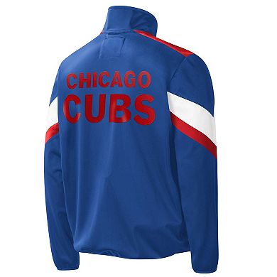 Men's G-III Sports by Carl Banks Royal Chicago Cubs Earned Run Full-Zip Jacket
