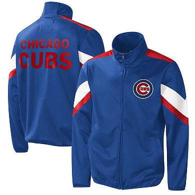 Men's G-III Sports by Carl Banks Royal Chicago Cubs Earned Run Full-Zip Jacket
